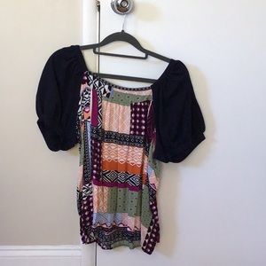Anthropologie Maeve multi colored top -M